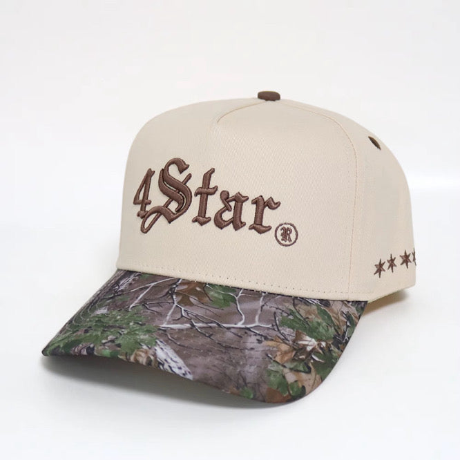 ‘Creme N Camo’ 4 Star SnapBack