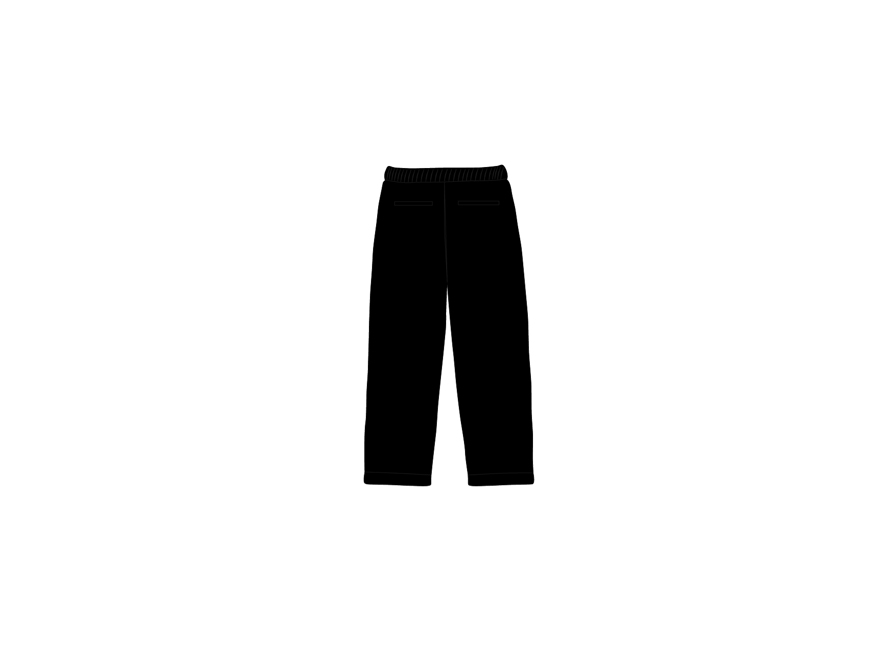 Black ‘4 Star’ Heavy N Baggy SweatPants