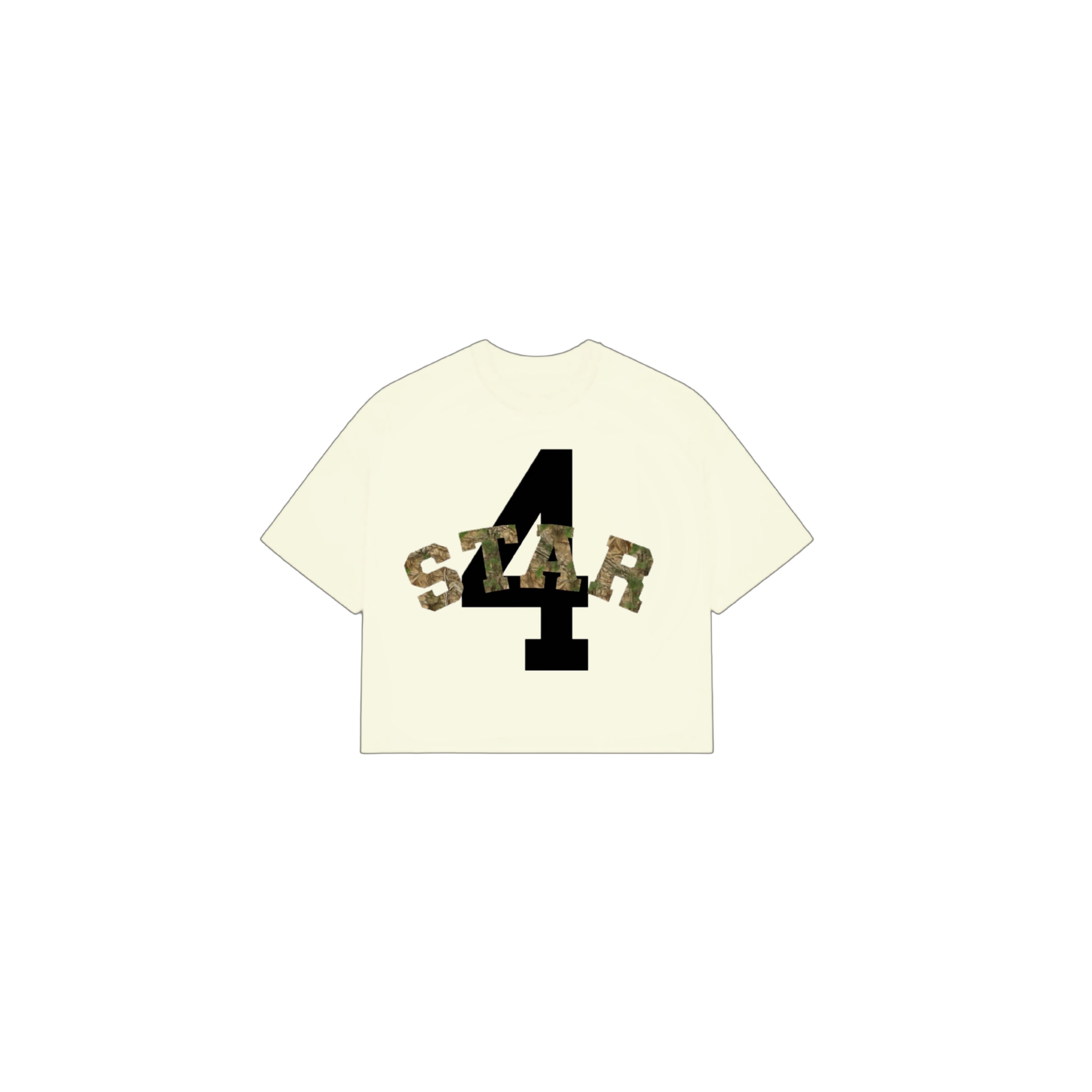 Black N Camo ‘4 Star’ Tee