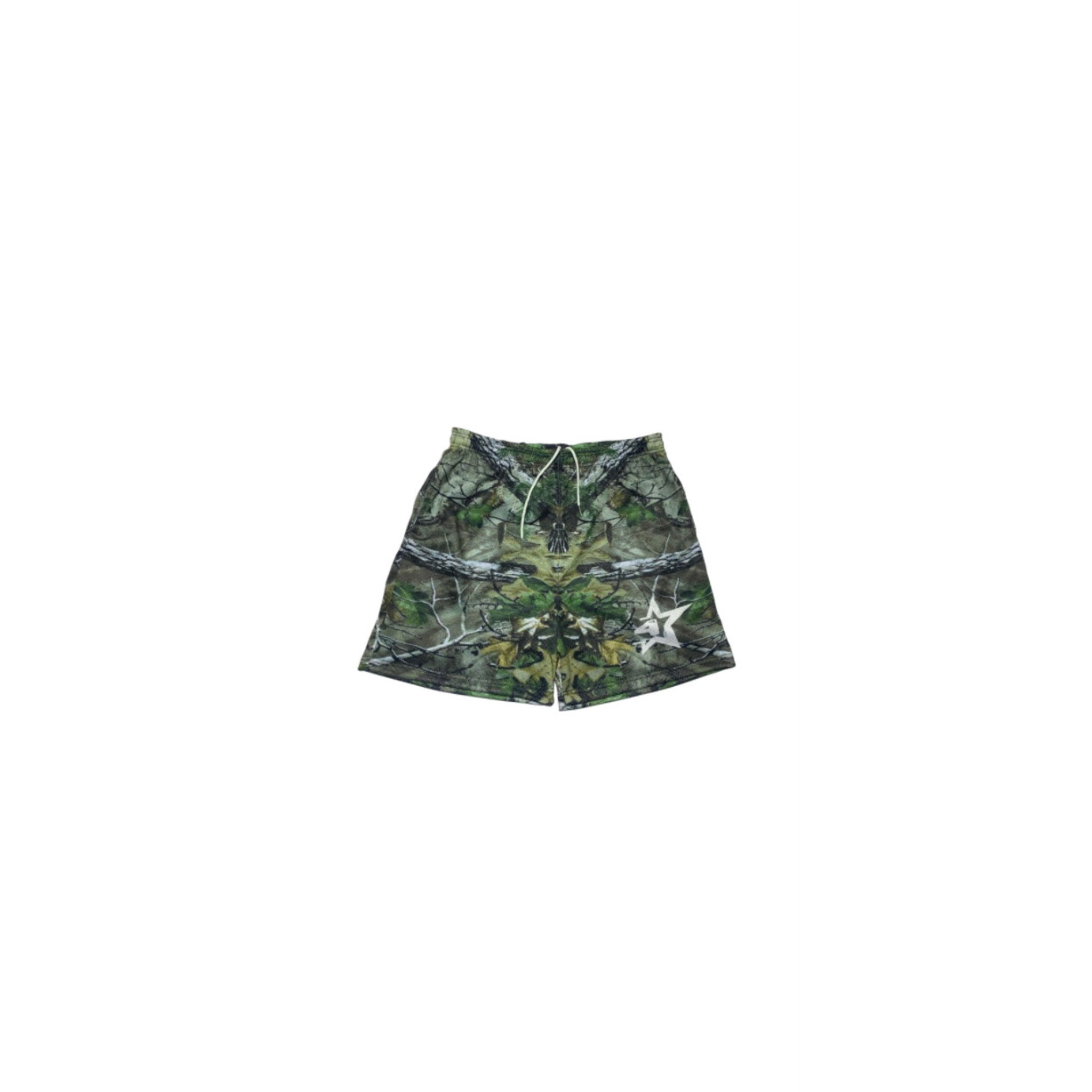Mesh 5’ Shorts- ‘4 Star’ Camo