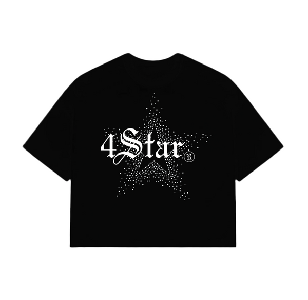 4 Star Rhinestone Tee