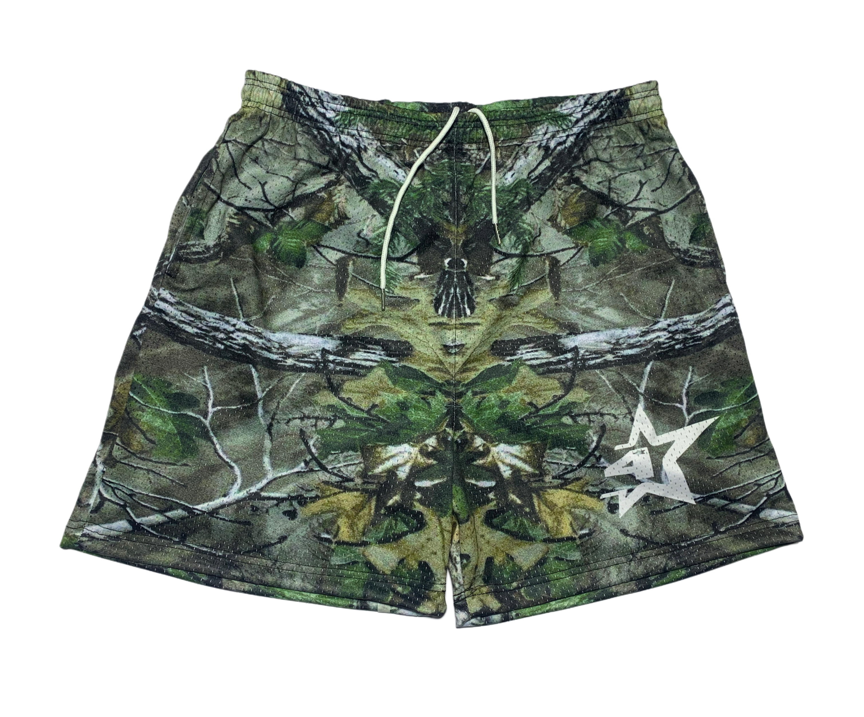 Mesh 5’ Shorts- 4 Star Camo