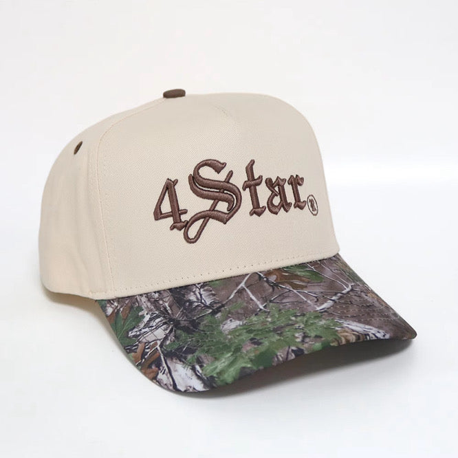 ‘Creme N Camo’ 4 Star SnapBack